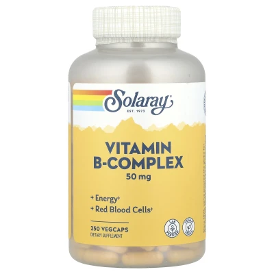 Solaray - Vitamin B-Complex | 50 mg | 250 VegCaps