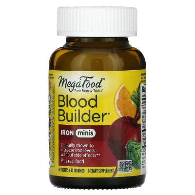 MegaFood - Blood Builder Minis | Iron | 60 Tablets