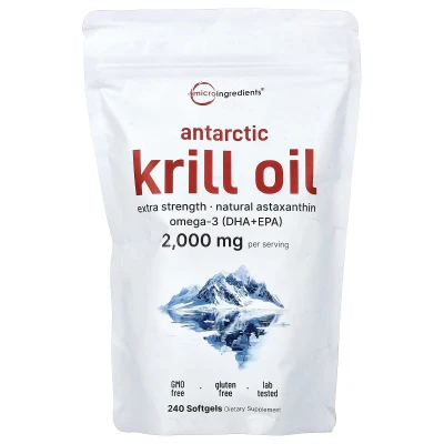 Micro Ingredients - Antarctic Krill Oil | 240 Capsules