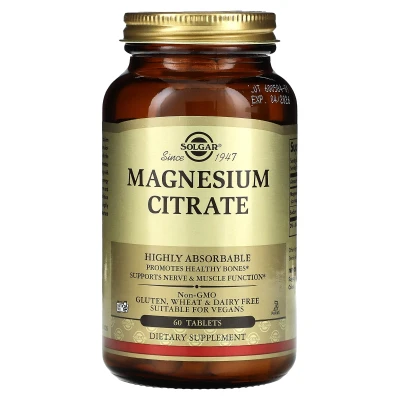Solgar - Magnesium Citrate | 60 Tablets