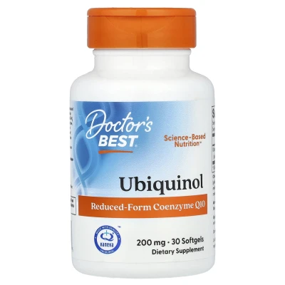 Doctor's Best - Ubiquinol | 200 mg | 30 Softgels