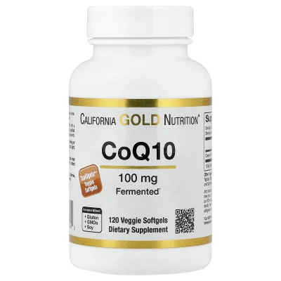 California Gold Nutrition - CoQ10 | 100 mg | 120 Veggie Softgels