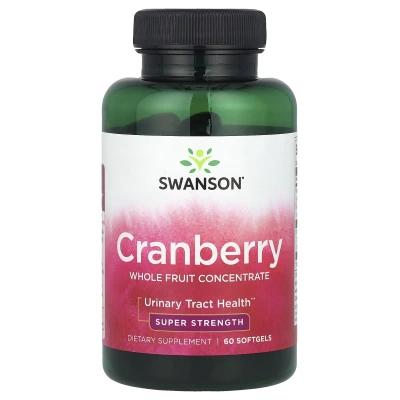 Swanson - Cranberry | Whole Fruit Concentrate | Super Strength | 60 Softgels