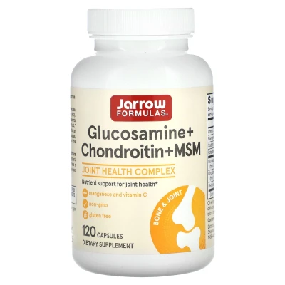 Jarrow Formulas - Glucosamine + Chondroitin + MSM | 120 Capsules
