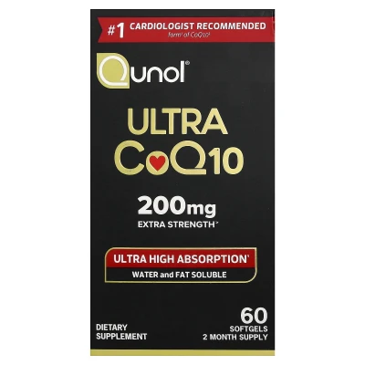 Qunol - Ultra CoQ10 | 200 mg | 60 Capsules