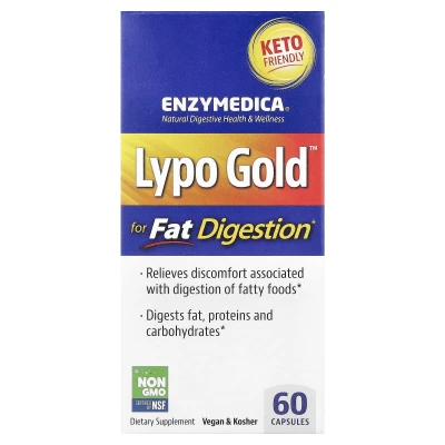 Enzymedica - Lypo Gold™ | For Fat Digestion | 60 Capsules