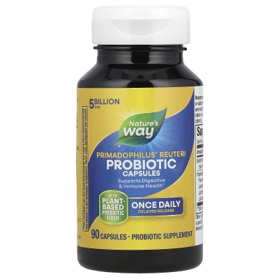 Nature's Way - Primadophilus® Reuteri Probiotic | 5 Billion CFU | 90 Capsules