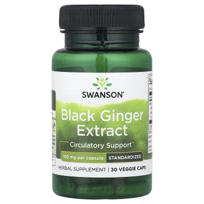 Swanson - Black Ginger Extract | 100 mg | 30 Veg Caps