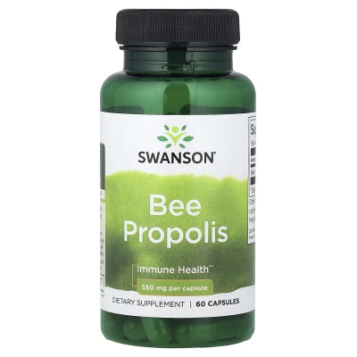 Swanson - Bee Propolis | 550 mg | 60 Capsules