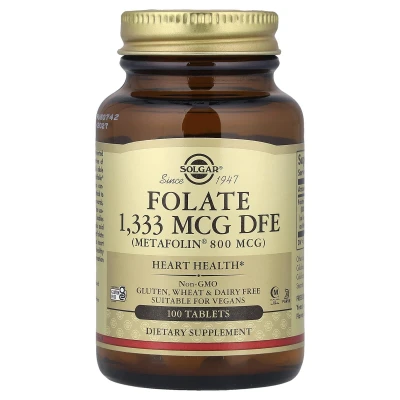 Solgar - Folate | 1333 mcg DFE | 100 Tablets