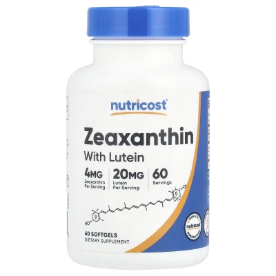 Nutricost - Zeaxanthin with Lutein | 60 Softgels