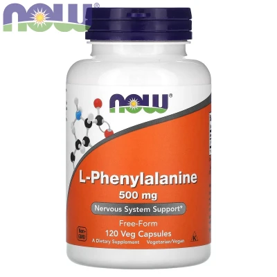 NOW Foods - L-Phenylalanine | 500 mg | 120 Veg Capsules