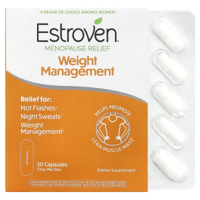Estroven - Menopause Relief + Weight Management | 30 Capsules