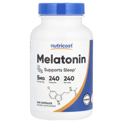 Nutricost - Melatonin | 5 mg | 240 Capsules