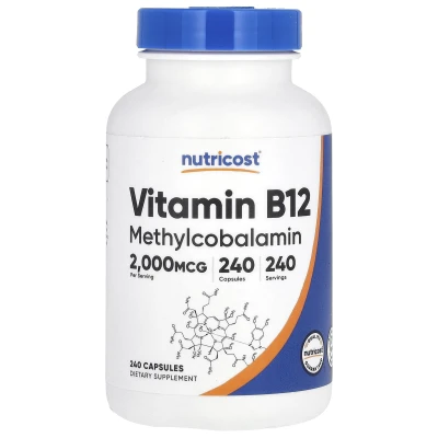 Nutricost - Vitamin B12 | 2000 mcg | 240 Capsules