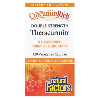 Natural Factors - CurcuminRich® | Theracurmin® | 60 mg | 120 Vegetarian Capsules