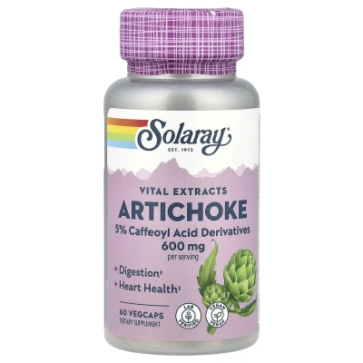 Solaray - Vital Extracts | Artichoke | 60 Vegcaps (300 mg per Capsule)