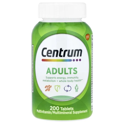 Centrum - Adults' Multivitamins | 200 Tablets