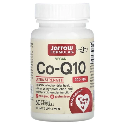 Jarrow Formulas - Vegan Co-Q10 | 200 mg | 60 Veg Capsules