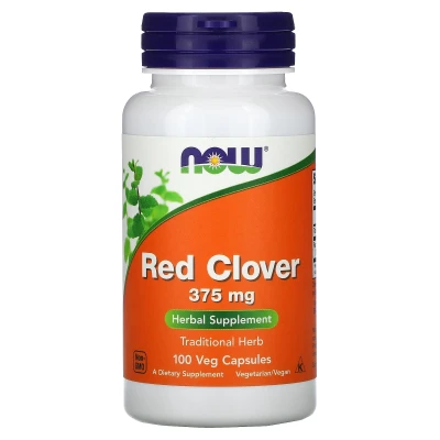 NOW Foods - Red Clover | 375 mg | 100 Veg Capsules