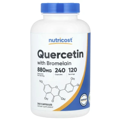 Nutricost - Quercetin with Bromelain | 240 Capsules