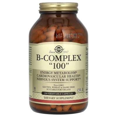 Solgar - B-Complex "100" | 250 Vegetable Capsules