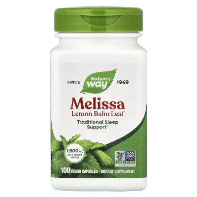 Nature'S Way - Melissa Lemon Balm Leaf 500 Mg 100 Vegetarian Capsules