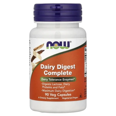 NOW Foods - Dairy Digest Complete | 90 Veg Capsules