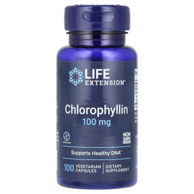 Life Extension - Chlorophyllin | 100 mg | 100 Vegetarian Capsules