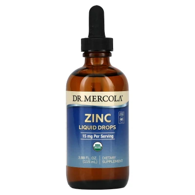 Dr. Mercola - Zinc | 15 mg | 3.88 fl oz (115 ml)