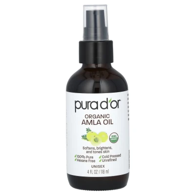 Pura D'or - Organic Amla Oil | 4 fl oz (118 ml)