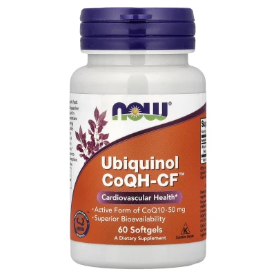 NOW Foods - Ubiquinol CoQH-CF™ | 50 mg | 60 Capsules