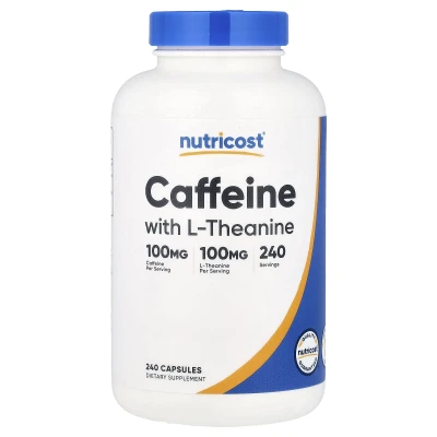 Nutricost - Caffeine with L-Theanine | 240 Capsules