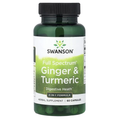 Swanson - Full Spectrum® Ginger & Turmeric | 60 Capsules