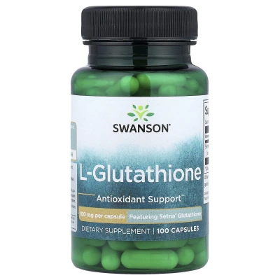 Swanson - L-Glutathione | 100 mg | 100 Capsules
