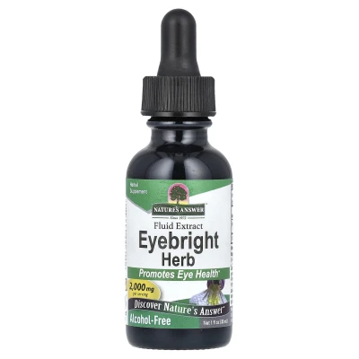 Nature's Answer - Eyebright Herb | Fluid Extract | Alcohol-Free | 2000 mg | 1 fl oz (30 ml)