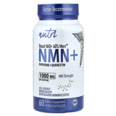 Nutri - NMN+ | Max Strength | 60 Vegan Capsules