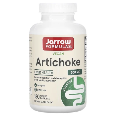 Jarrow Formulas - Artichoke | 500 mg | 180 Veggie Capsules