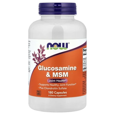 NOW Foods - Glucosamine & MSM | 180 Capsules