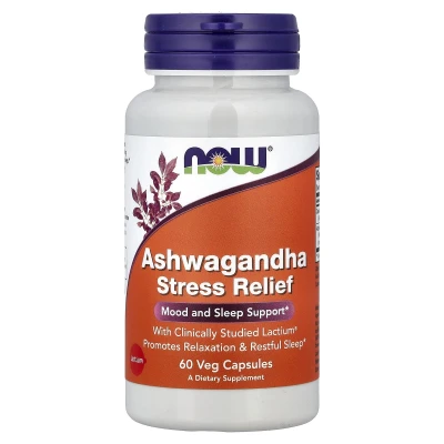 NOW Foods - Ashwagandha Stress Relief | 60 Veg Capsules