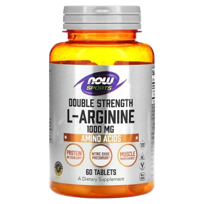 NOW Foods - L-Arginine | 1000 mg | 60 Tablets