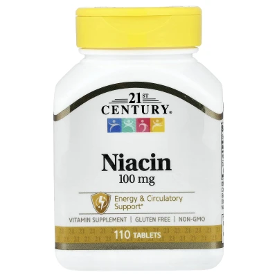 21st Century - Niacin | 100 mg | 110 Tablets