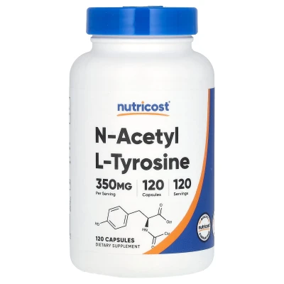 Nutricost - N-Acetyl L-Tyrosine | 350 mg | 120 Capsules