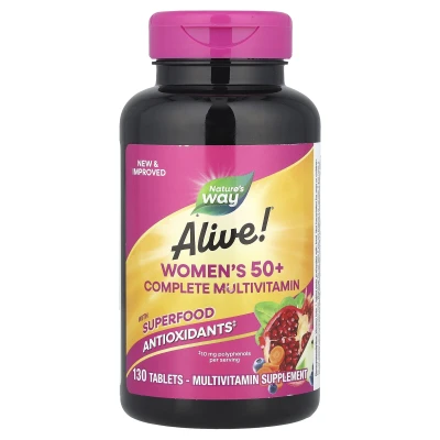 Nature's Way - Alive! Women's 50+ Complete Multivitamin | 130 Tablets