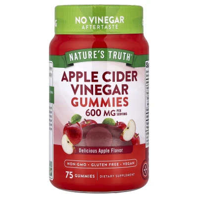 Nature's Truth - Apple Cider Vinegar Gummies | Apple | 75 Gummies