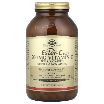 Solgar - Ester-C® | Plus Vitamin C | 500 mg | 250 Vegetable Capsules