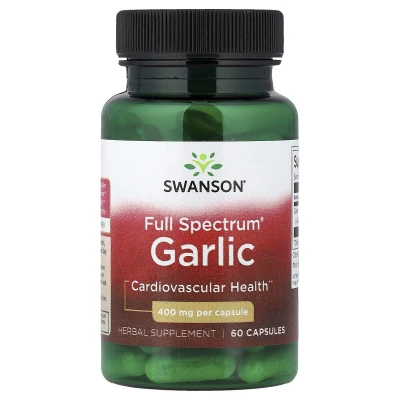 Swanson - Full Spectrum® Garlic | 400 mg | 60 Capsules
