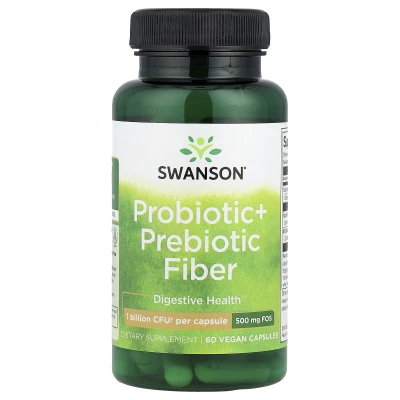 Swanson - Probiotic + Prebiotic Fibre | 60 Vegan Capsules