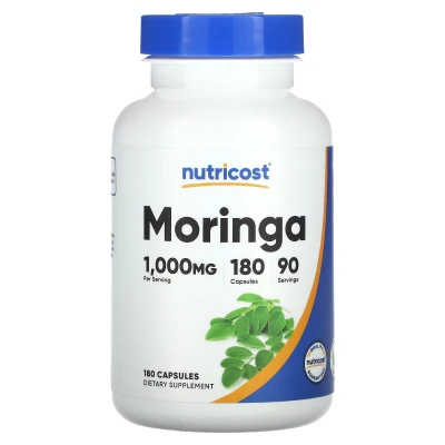 Nutricost - Moringa | 180 Capsules (500 mg per Capsule)