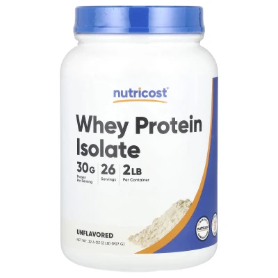 Nutricost - Whey Protein Isolate | Unflavoured | 2 lb (cg)